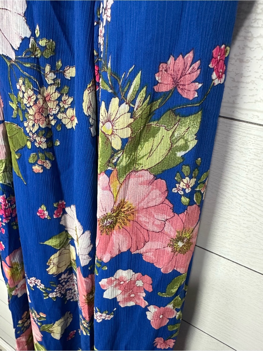 NWT Lulus Blue Floral Dress Size Small - Picture 10 of 13